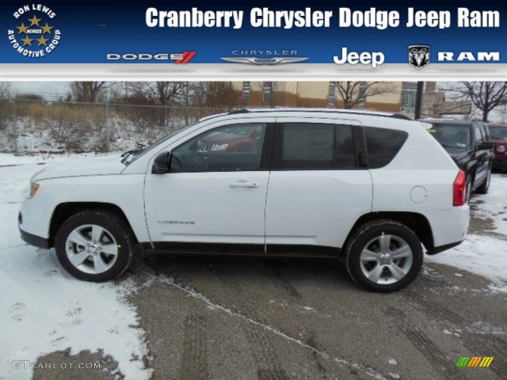 2013 Compass Sport 4x4 - Bright White / Dark Slate Gray photo #1