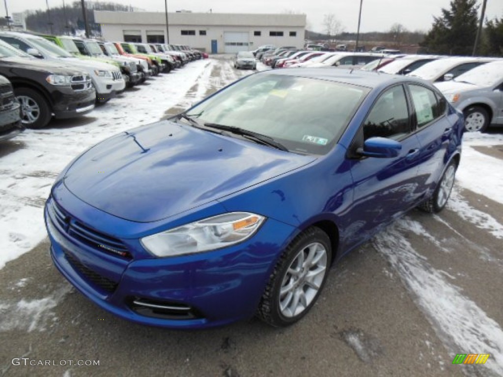 Blue Streak Pearl Coat 2013 Dodge Dart SXT Exterior Photo #76294277