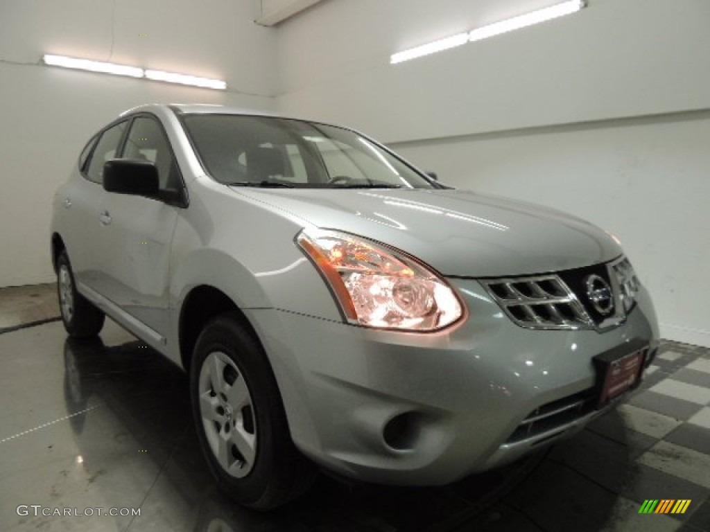 2011 Rogue S AWD - Silver Ice Metallic / Black photo #1