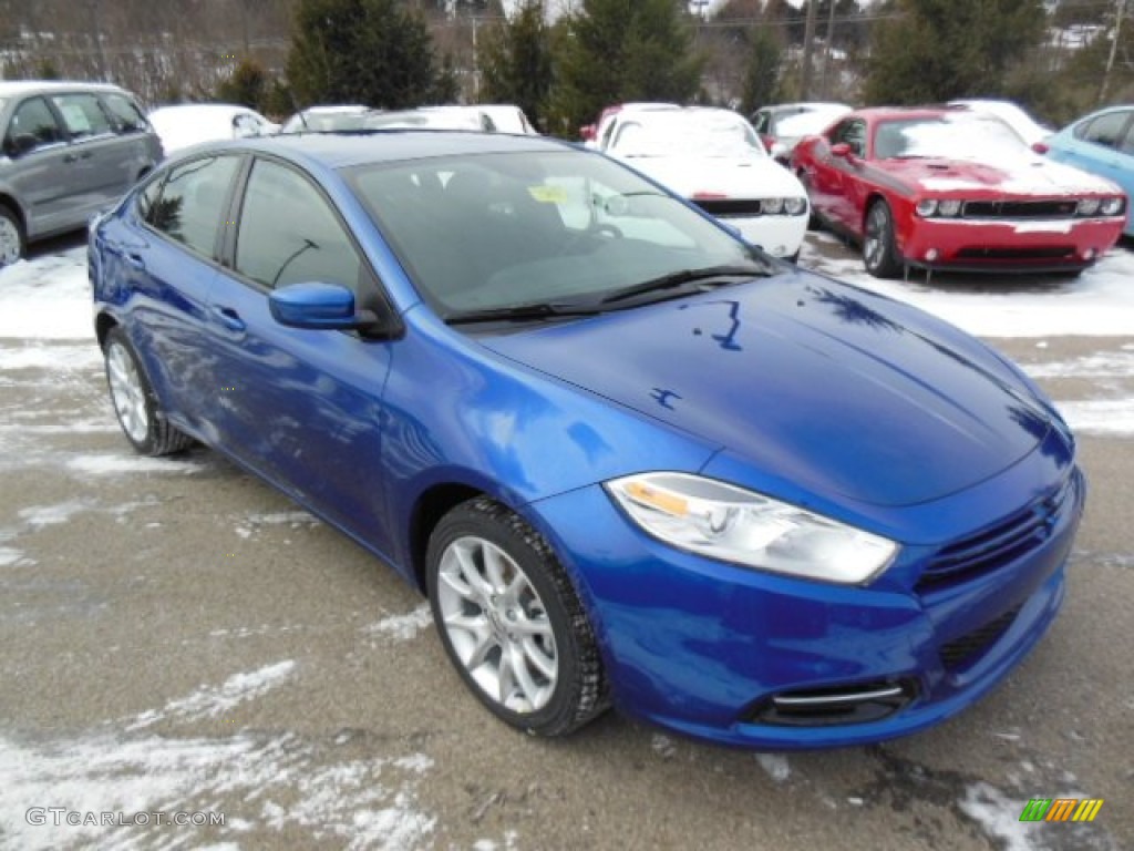 Blue Streak Pearl Coat 2013 Dodge Dart SXT Exterior Photo #76294310