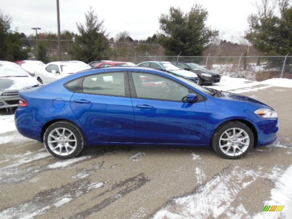 Blue Streak Pearl Coat 2013 Dodge Dart SXT Exterior Photo #76294326