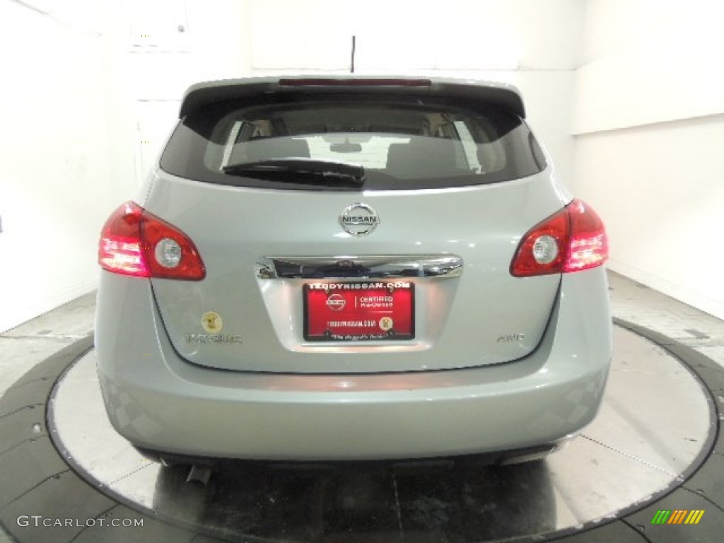 2011 Rogue S AWD - Silver Ice Metallic / Black photo #7