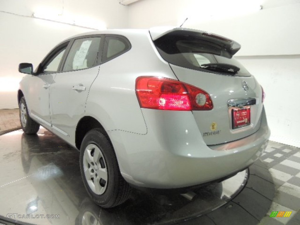 2011 Rogue S AWD - Silver Ice Metallic / Black photo #8