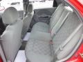 2005 Chevrolet Aveo Gray Interior Rear Seat Photo