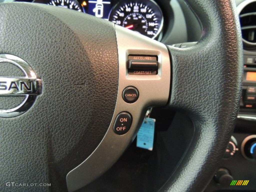 2011 Rogue S AWD - Silver Ice Metallic / Black photo #13
