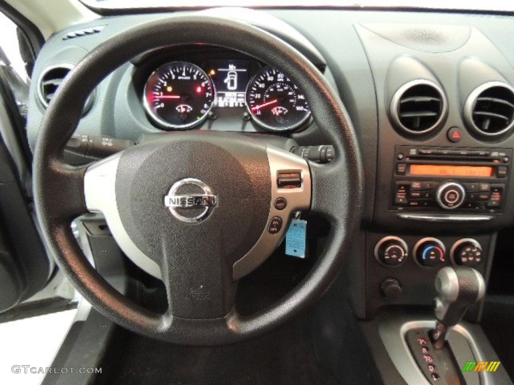 2011 Rogue S AWD - Silver Ice Metallic / Black photo #14