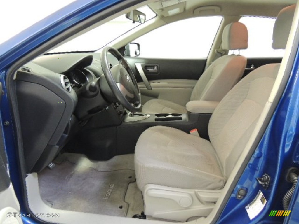2011 Rogue S AWD - Indigo Blue Metallic / Gray photo #11