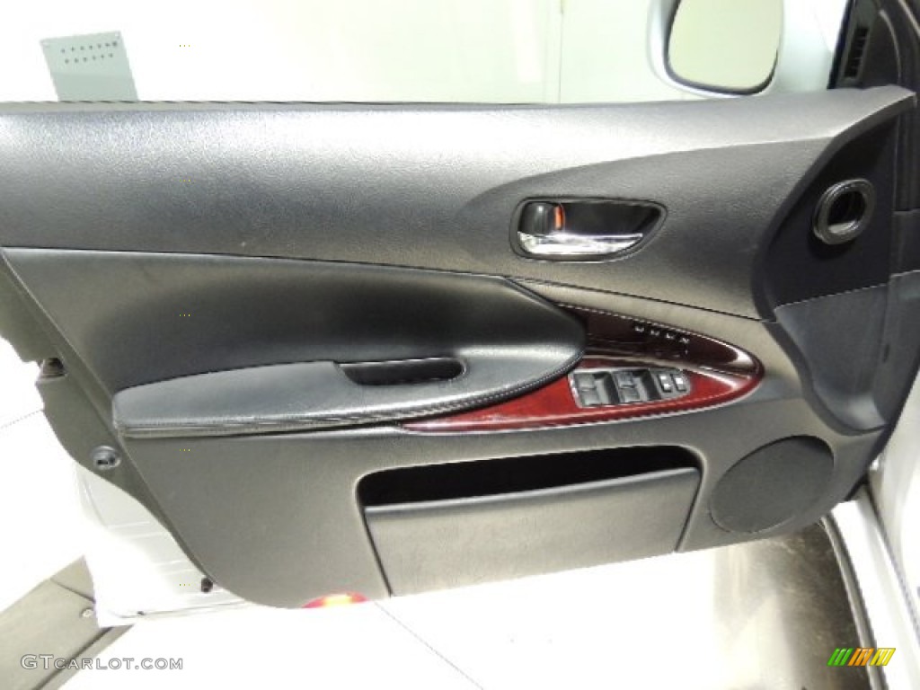 2008 Lexus GS 350 AWD Black Door Panel Photo #76295153