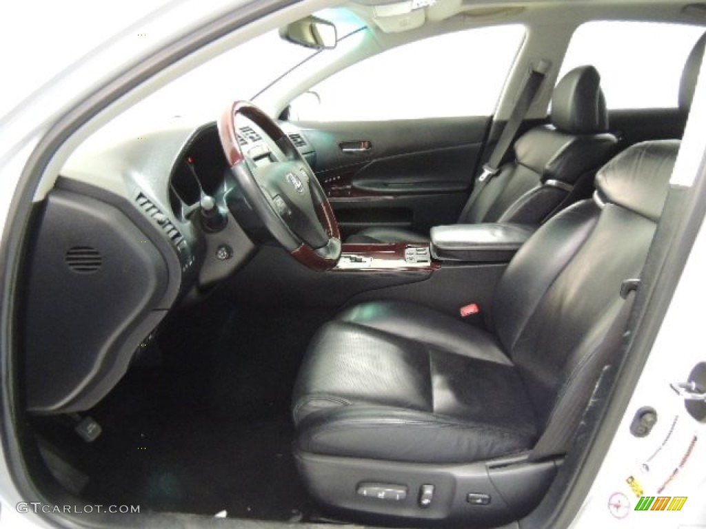 Black Interior 2008 Lexus GS 350 AWD Photo #76295288