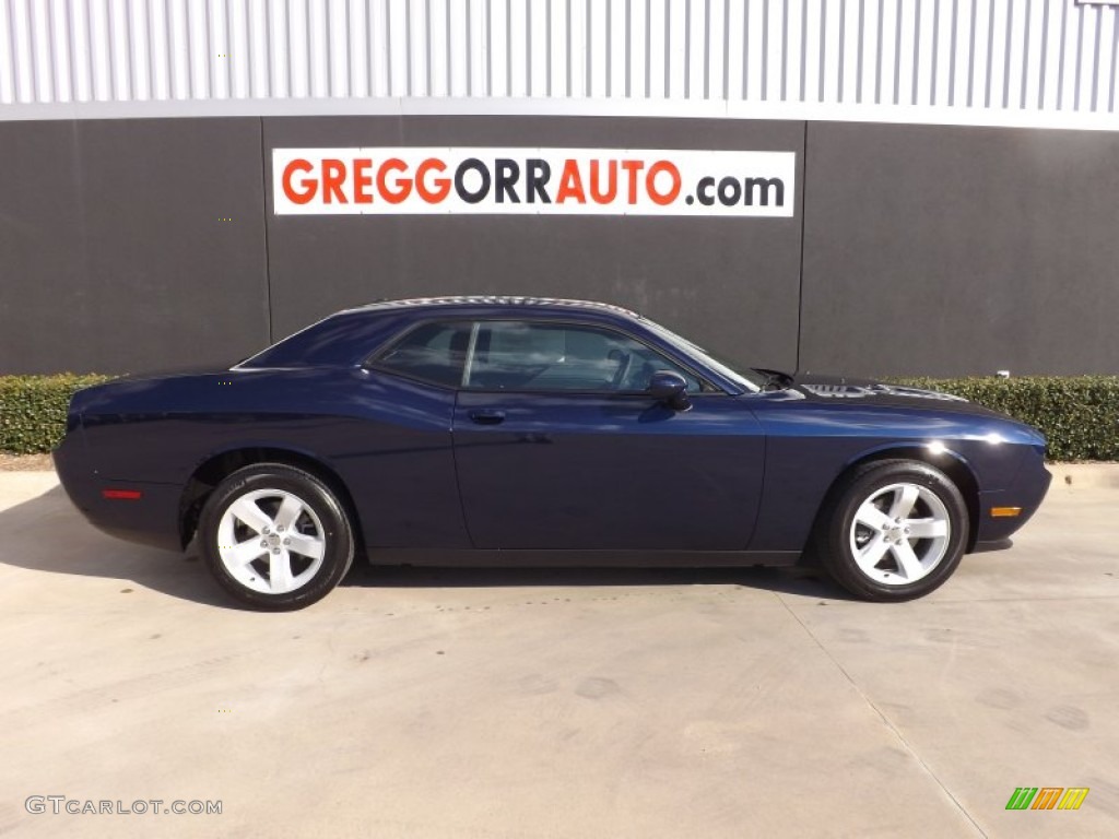 2013 Challenger SXT - Jazz Blue Pearl / Dark Slate Gray photo #3