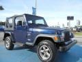 Dark Blue Pearl 1997 Jeep Wrangler Sport 4x4 Exterior