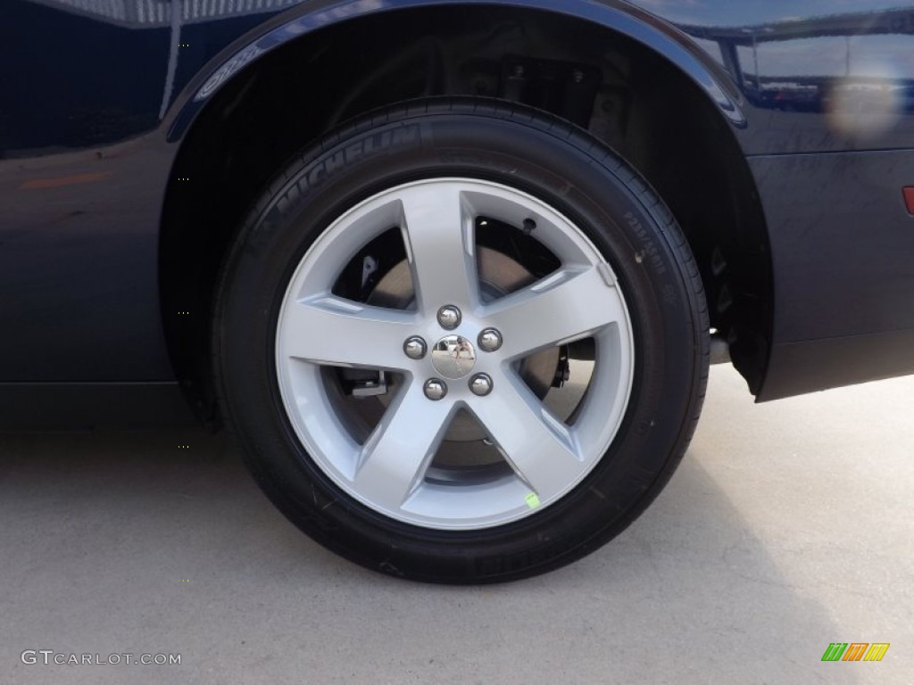 2013 Challenger SXT - Jazz Blue Pearl / Dark Slate Gray photo #16