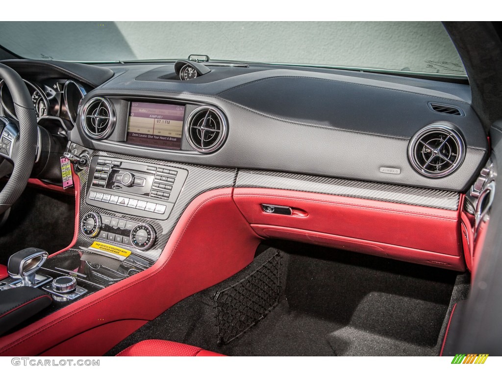2013 Mercedes-Benz SL 63 AMG Roadster AMG Red/Black Dashboard Photo #76296782