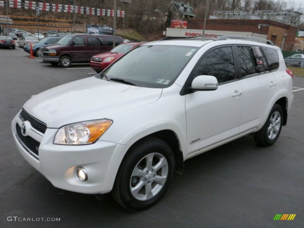 Blizzard White Pearl 2010 Toyota RAV4 Limited V6 4WD Exterior Photo #76297652