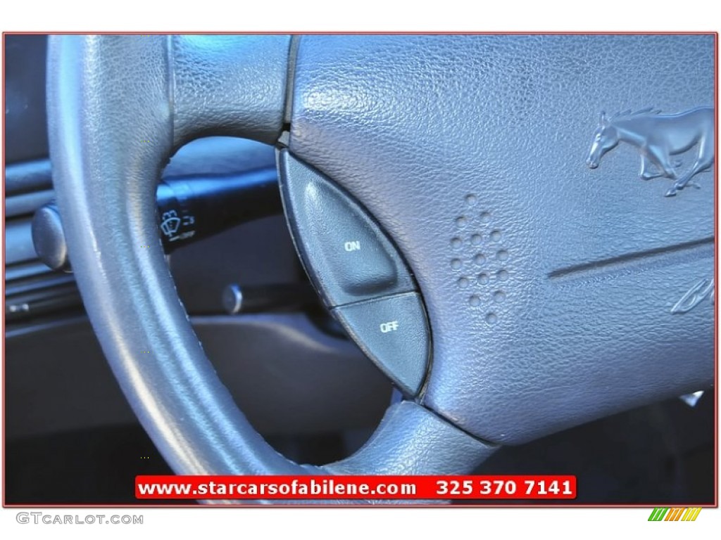 1999 Mustang GT Coupe - Laser Red Metallic / Light Graphite photo #15