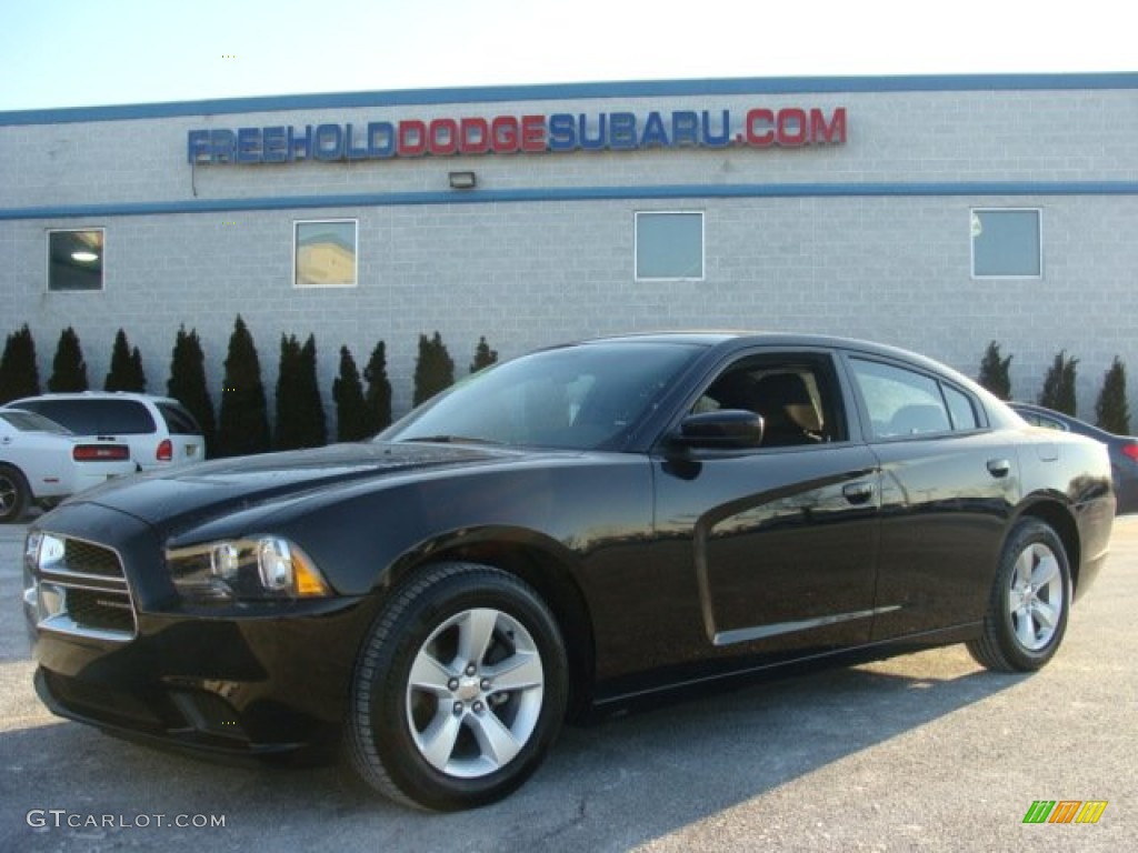 Pitch Black Dodge Charger