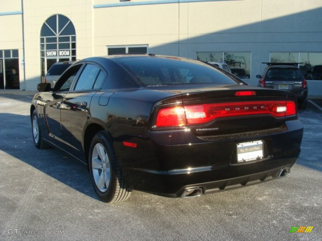 2012 Charger SE - Pitch Black / Black photo #4