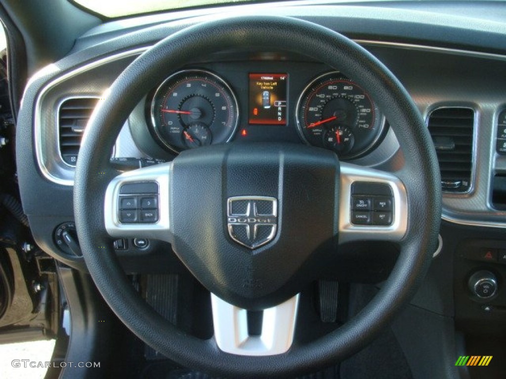 2012 Charger SE - Pitch Black / Black photo #11