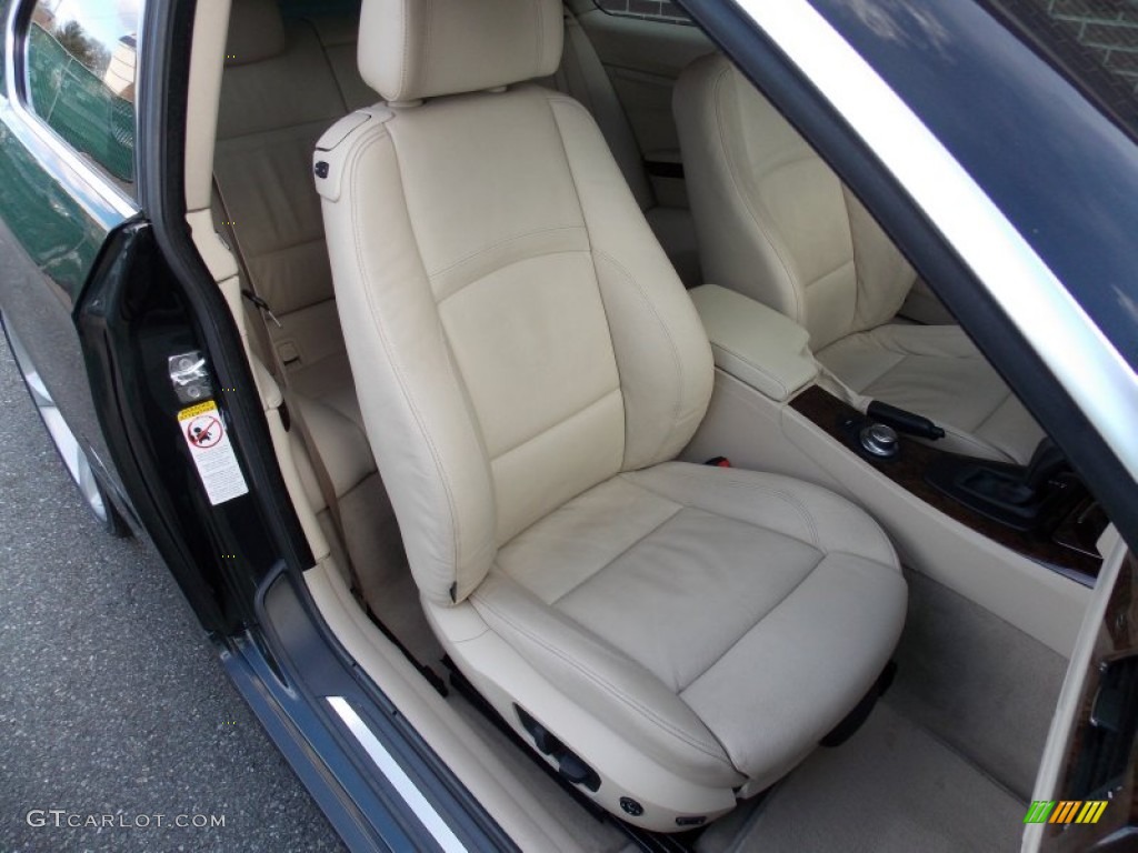 2008 3 Series 335i Coupe - Black Sapphire Metallic / Cream Beige photo #17