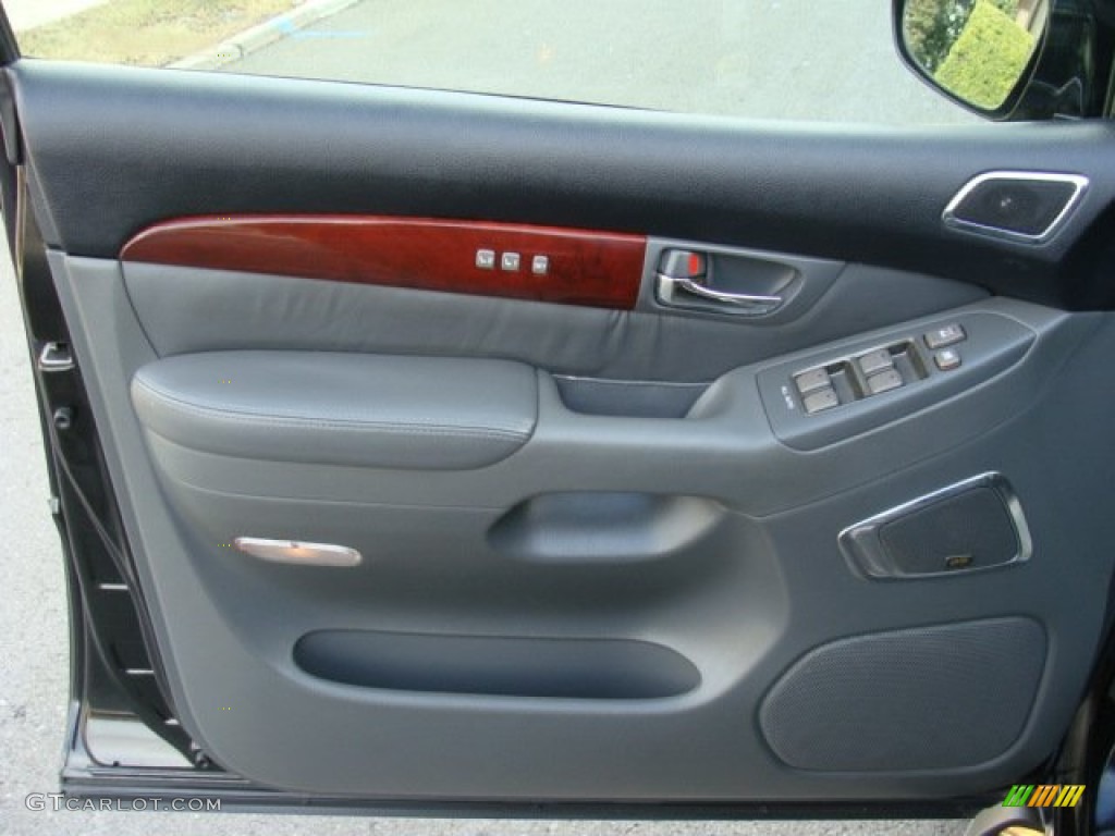 2008 Lexus GX 470 Dark Gray Door Panel Photo #76300682