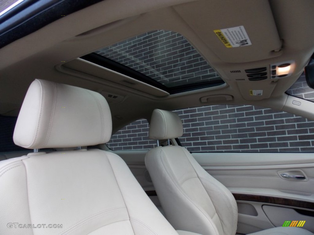 2008 3 Series 335i Coupe - Black Sapphire Metallic / Cream Beige photo #18