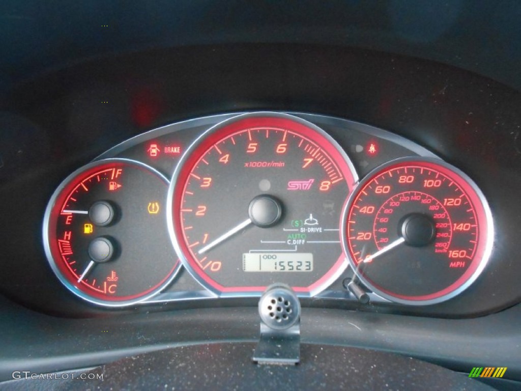 2009 Subaru Impreza WRX STi Gauges Photo #76301776