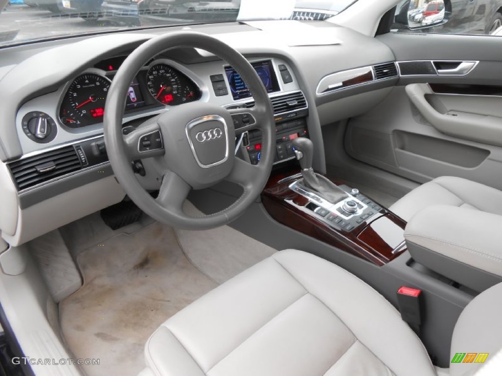 Light Gray Interior 2010 Audi A6 3.0 TFSI quattro Sedan Photo #76302652