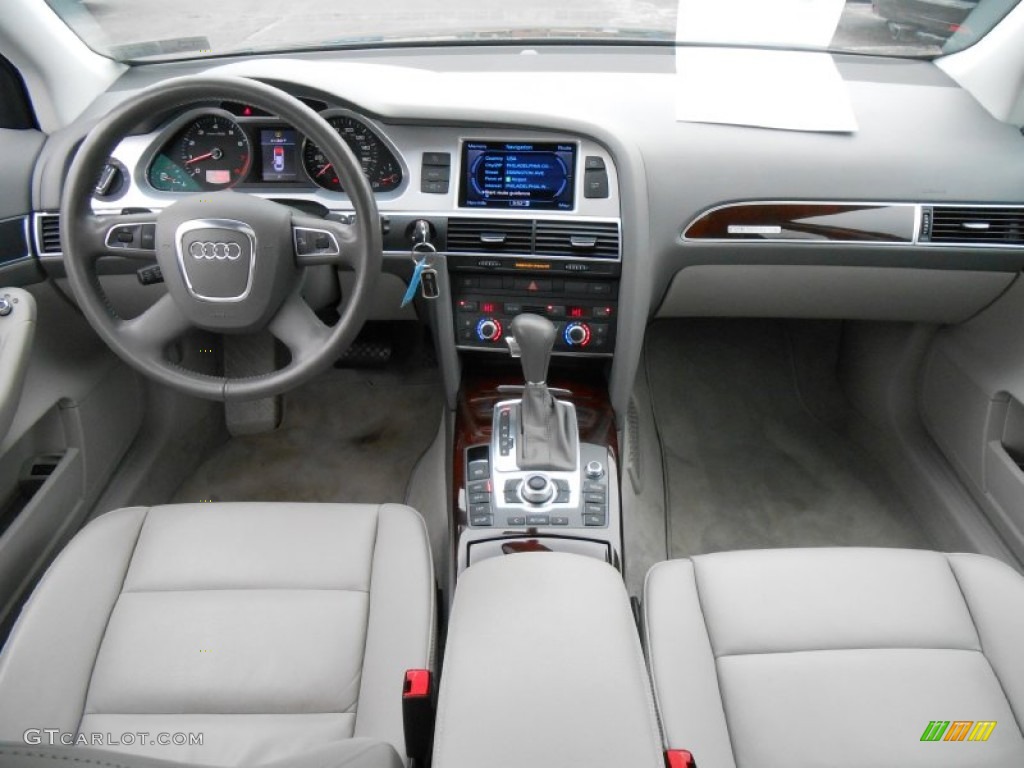 2010 Audi A6 3.0 TFSI quattro Sedan Light Gray Dashboard Photo #76302837