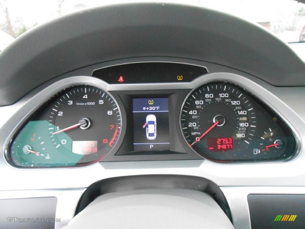 2010 Audi A6 3.0 TFSI quattro Sedan Gauges Photo #76303043