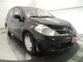 2012 Espresso Black Nissan Versa 1.8 S Hatchback  photo #1