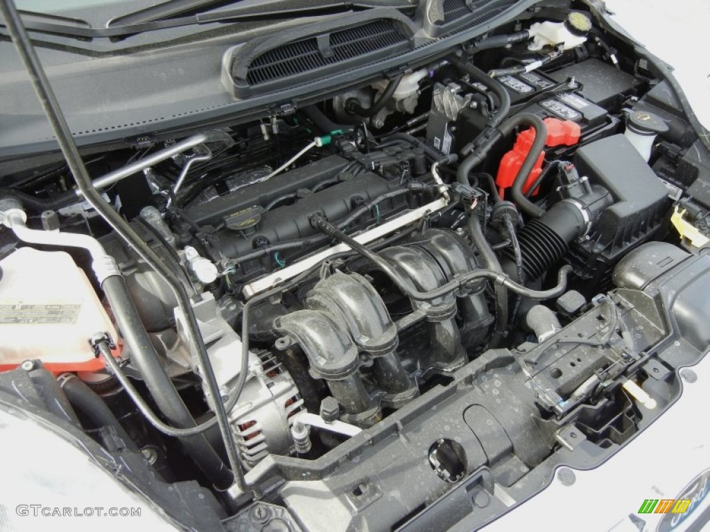 2013 Ford Fiesta Titanium Sedan 1.6 Liter DOHC 16-Valve Ti-VCT Duratec 4 Cylinder Engine Photo #76303445