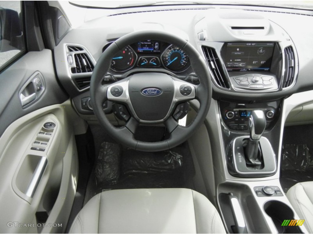 2013 Ford Escape SEL 1.6L EcoBoost Medium Light Stone Dashboard Photo #76303604