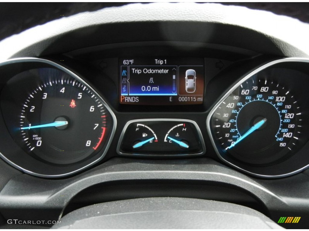 2013 Ford Escape SEL 1.6L EcoBoost Gauges Photo #76303625