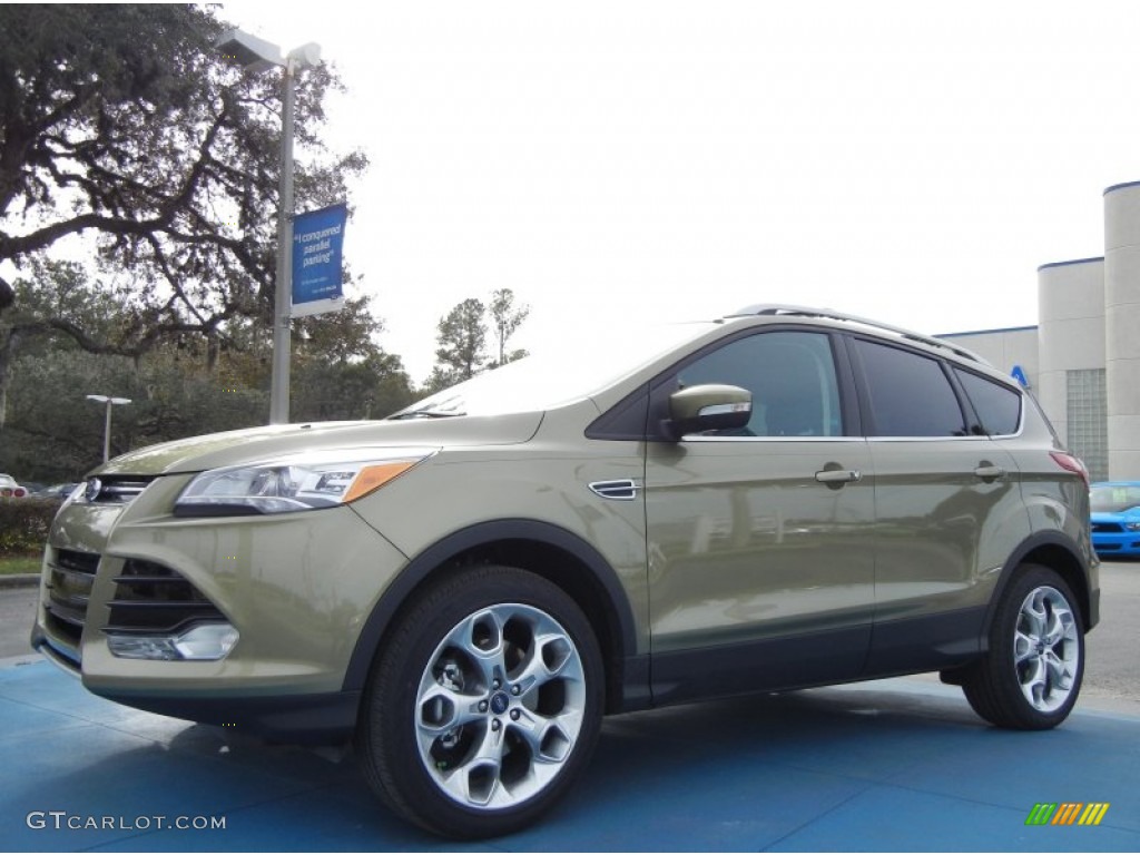 2013 Escape Titanium 2.0L EcoBoost - Ginger Ale Metallic / Charcoal Black photo #1