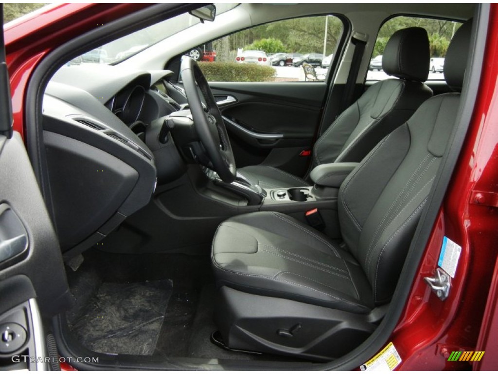 2013 Ford Focus Titanium Hatchback Front Seat Photo #76304294