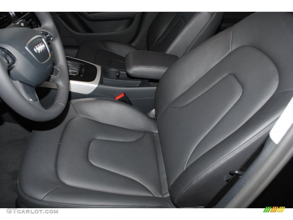 Black Interior 2013 Audi A4 2.0T Sedan Photo #76304892