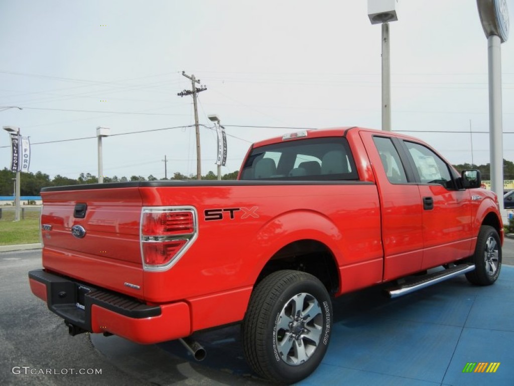 Race Red 2013 Ford F150 STX SuperCab Exterior Photo #76304906