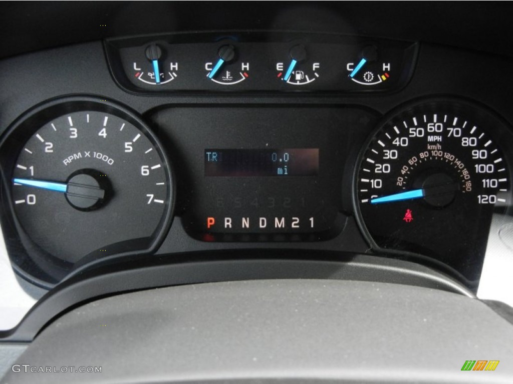 2013 Ford F150 STX SuperCab Gauges Photo #76305014