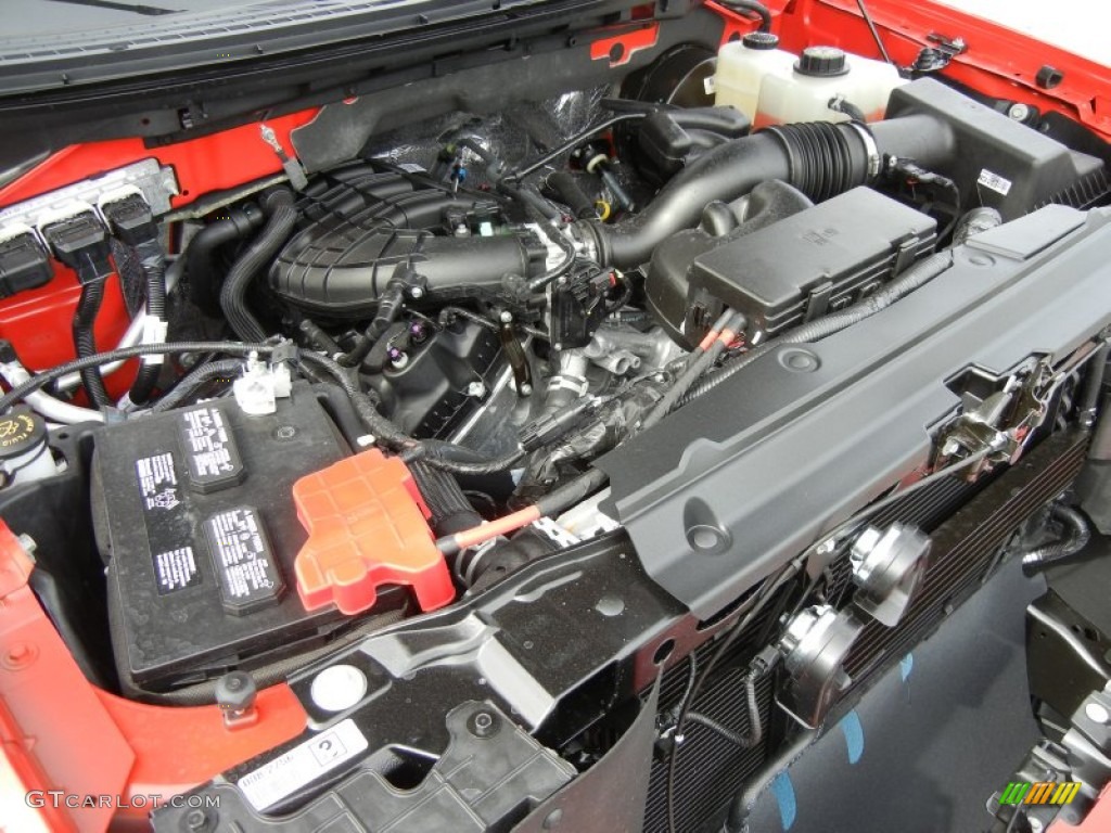 2013 Ford F150 STX SuperCab 3.7 Liter Flex-Fuel DOHC 24-Valve Ti-VCT V6 Engine Photo #76305053