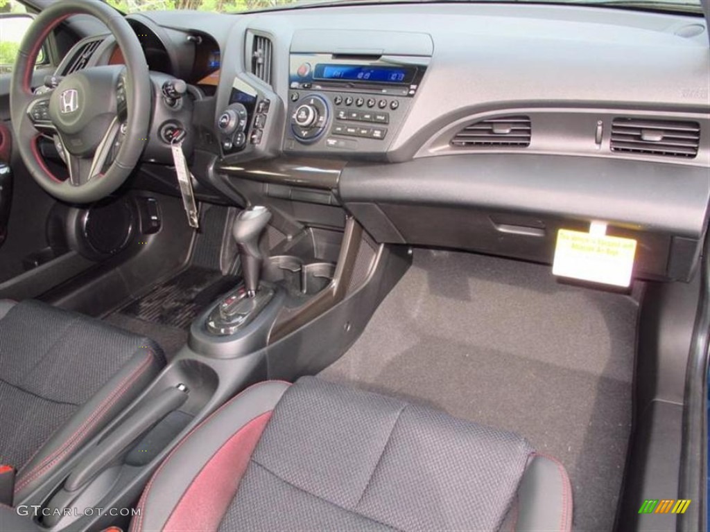 2013 Honda CR-Z EX Sport Hybrid Black Dashboard Photo #76305285