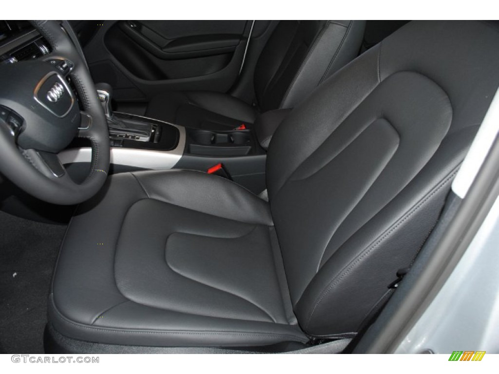 Black Interior 2013 Audi A4 2.0T Sedan Photo #76305377