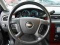 Ebony 2009 Chevrolet Tahoe LT 4x4 Steering Wheel