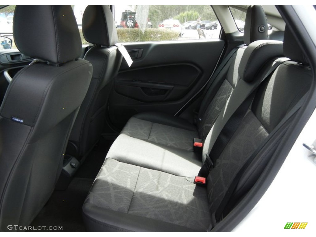 Charcoal Black Interior 2013 Ford Fiesta SE Sedan Photo #76305607