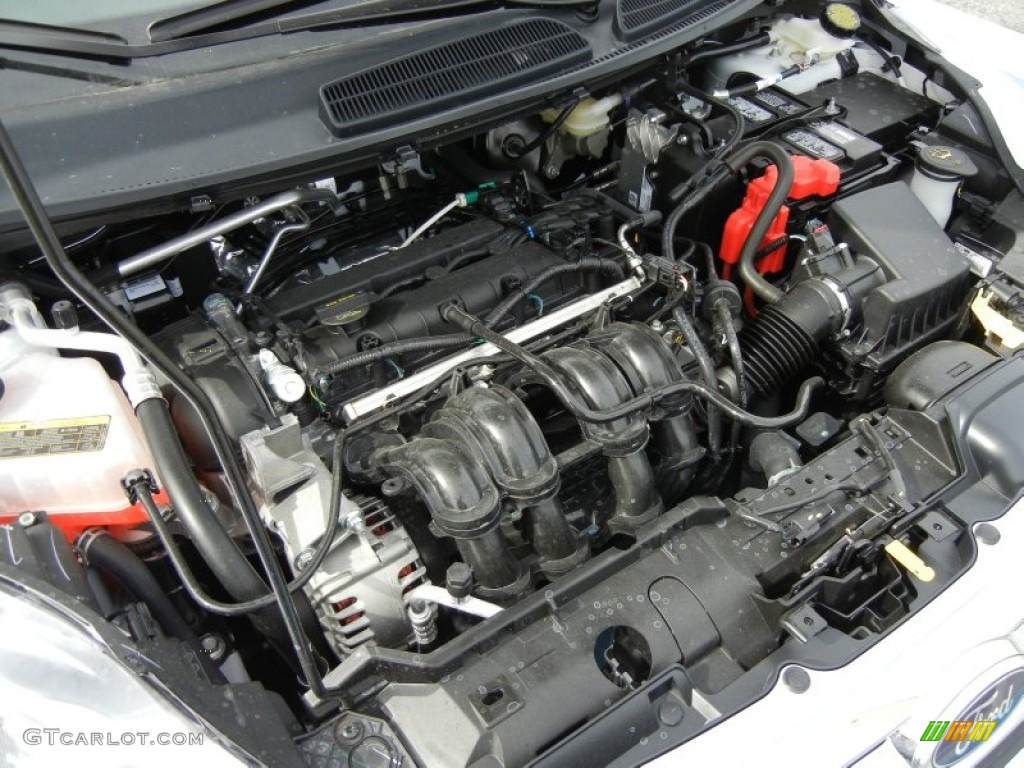 2013 Ford Fiesta SE Sedan 1.6 Liter DOHC 16-Valve Ti-VCT Duratec 4 Cylinder Engine Photo #76305698