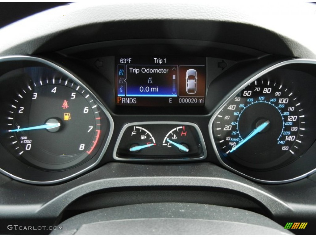 2013 Ford Escape SE 1.6L EcoBoost Gauges Photo #76305860
