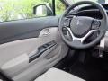 2013 Polished Metal Metallic Honda Civic LX Sedan  photo #5