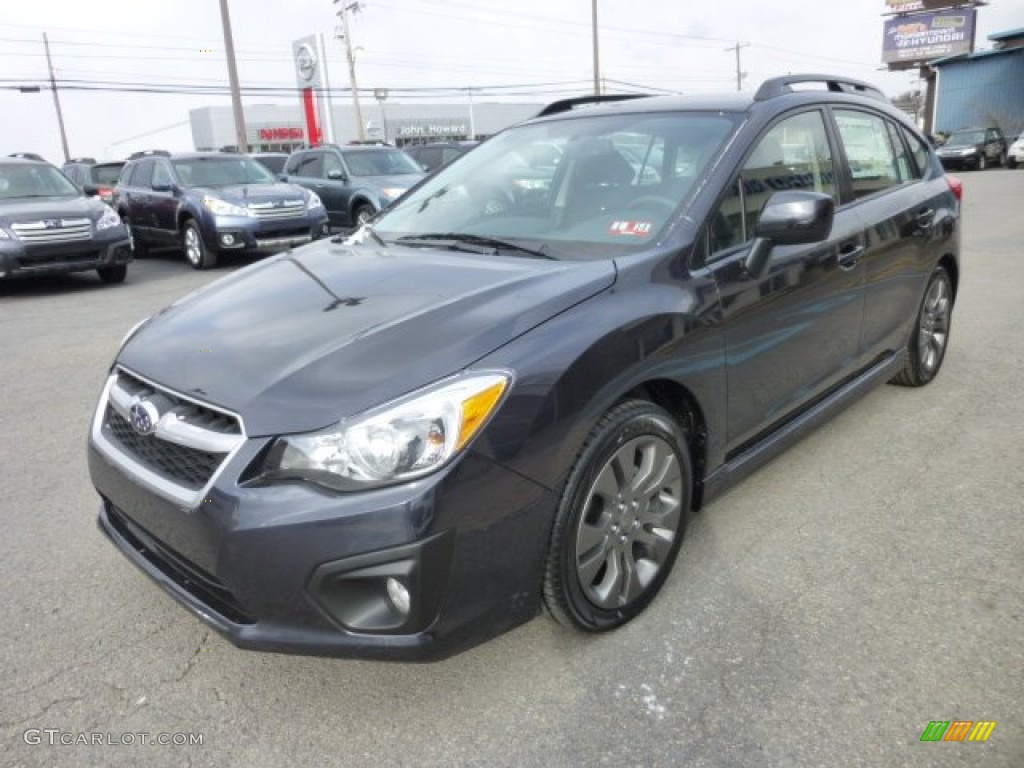 2013 Impreza 2.0i Sport Premium 5 Door - Dark Gray Metallic / Black photo #3