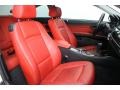 Coral Red/Black Dakota Leather Front Seat Photo for 2009 BMW 3 Series #76306242