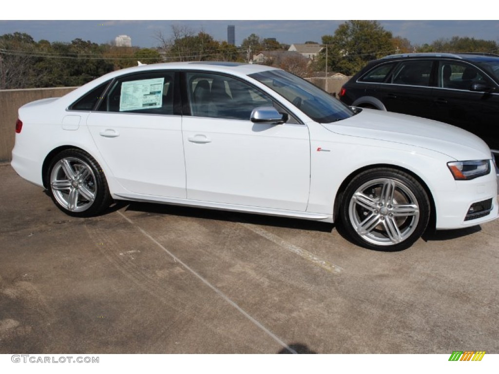 Glacier White Metallic 2013 Audi S4 3.0T quattro Sedan Exterior Photo #76306253