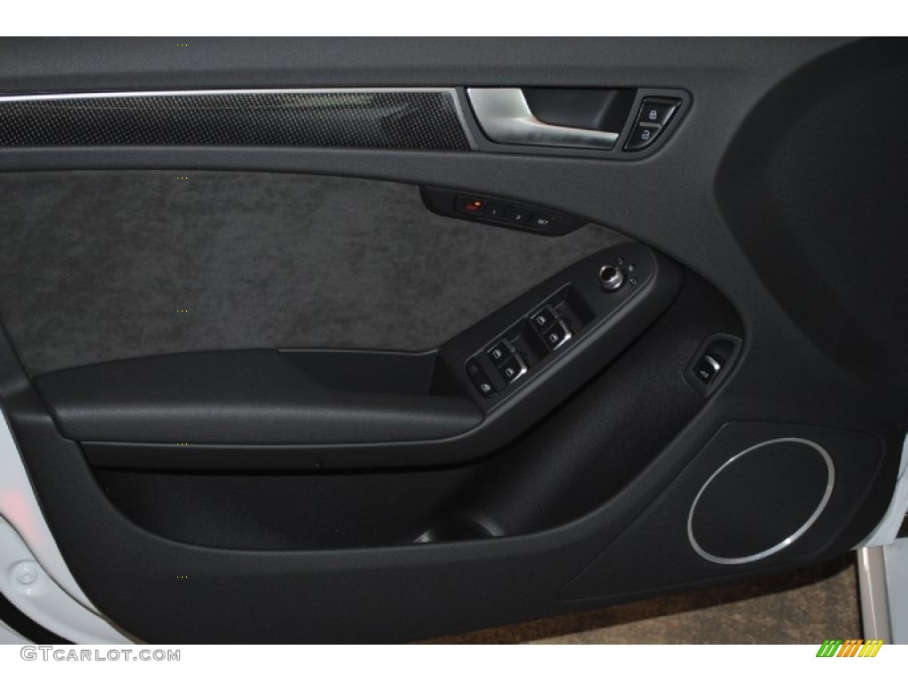2013 Audi S4 3.0T quattro Sedan Black Door Panel Photo #76306367